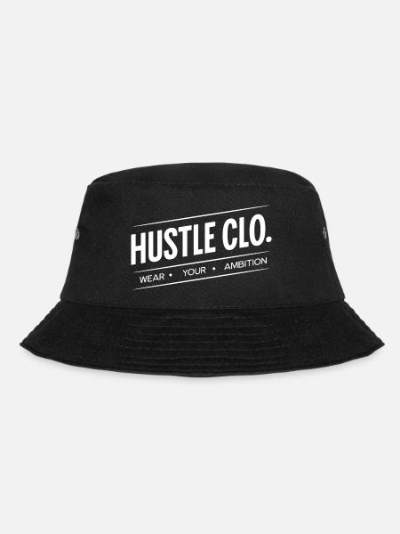 Hustle Clo Ambition Logo - Bucket Hat - Schwarz