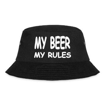 Bier - Bucket Hat - Schwarz - Vorne