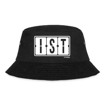 Istanbul IST, City Souvenir Hoodie, Tasse, Tasche - Bucket Hat - Schwarz - Vorne - Lela (165cm)
