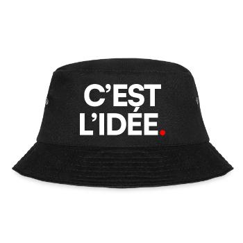 C’EST L’IDÉE | Expression humour minimaliste - Bob - noir - Devant - Lela (165cm)