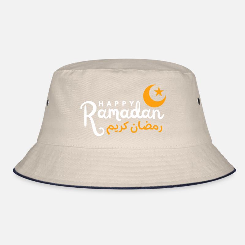 Ramadan-Nacht-Halbmond-Skript Bucket Hat