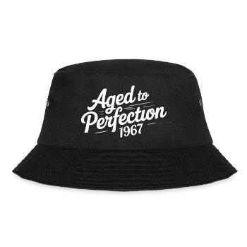 1967 Design für den 59 – Seit 59 Jahren - Bucket Hat - Schwarz - Vorne - Lela (165cm)