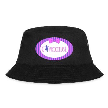 Temperamentvolles Design Lila - Bucket Hat - Schwarz - Vorne - Lela (165cm)