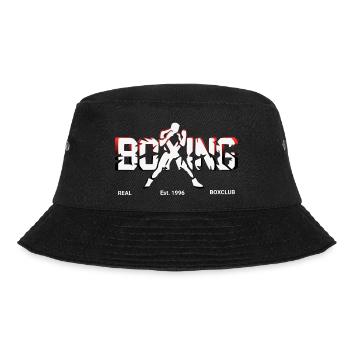 Boxing boxen Logo - Bucket Hat - black - Front - Lela (165cm)