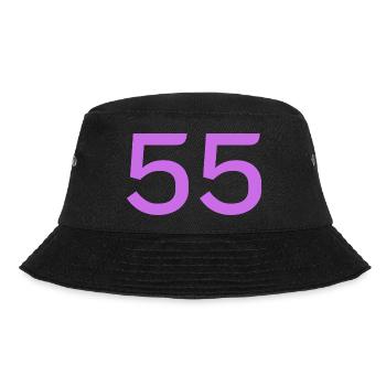 55 - Bucket Hat - Schwarz - Vorne - Lela (165cm)