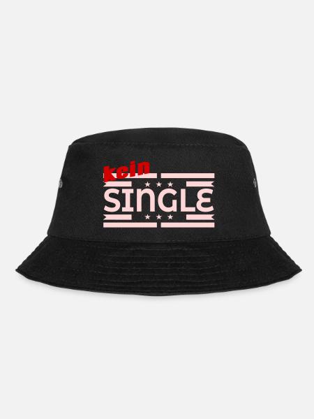 KEIN SINGLE - Beziehung - Bucket Hat - Schwarz