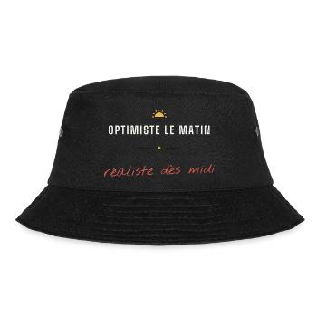 Optimiste Matin Realiste Midi - Bob - noir - Devant - Lela (165cm)