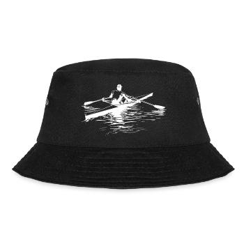 Ruderer Skizze - Bucket Hat - Schwarz - Vorne - Lela (165cm)