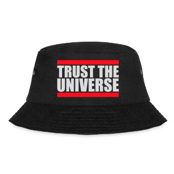 Trust The Universe Spiritual Universe Quote Logo - Bucket Hat - black - Front - Lela (165cm)