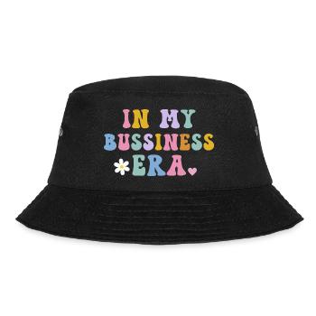 In meiner Geschäfts-Ära Unternehmer - Bucket Hat - Schwarz - Vorne - Lela (165cm)