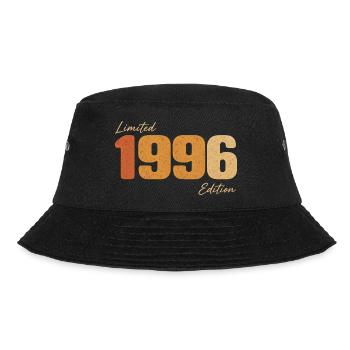 Vintage 1996 Anniversary Limited Edition Retro - Bucket Hat - Schwarz - Vorne
