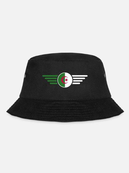 J’aime l’Algérie, T-Shirt Design Style Élégance - Bob - noir