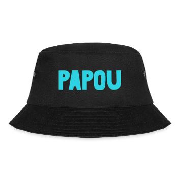 PAPOU. PAPA. FÊTE DES PÈRES. BONNE FÊTE PAPA - Bob - noir - Devant - Lela (165cm)