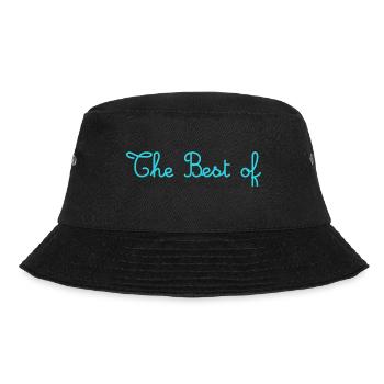 MAMA. MUTTERTAG. SCHÖNEN MUTTERTAG. ICH LIEBE DICH - Bucket Hat - Schwarz - Vorne - Lela (165cm)