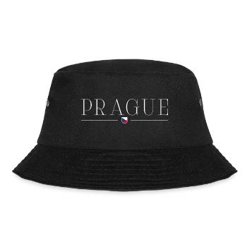 Prague, République tchèque Style Design T-shirt - Bob - noir - Devant - Lela (165cm)