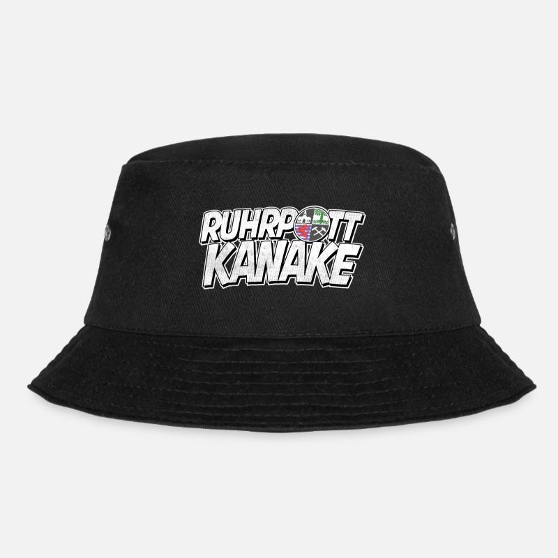Ruhrpott Kanake Gelsenkirchen Schalke - Bucket Hat - Schwarz