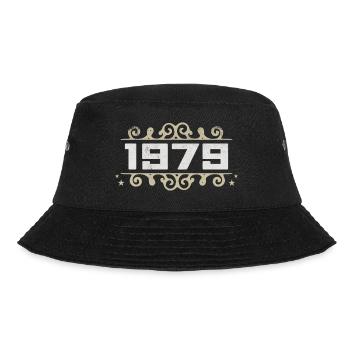 Vintage 1979 Retro Birthday 1979 Vintage 1979 - Bucket Hat - black - Front - Lela (165cm)