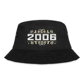 Vintage 2006 Retro Birthday 2006 Vintage 2006 - Bucket Hat - black - Front - Lela (165cm)