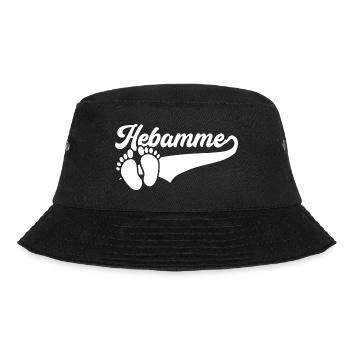 Hebamme Geburtshelferin Hebammen Schwanger Geburt - Bucket Hat - Schwarz - Vorne - Lela (165cm)