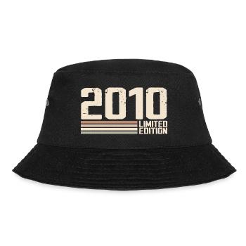 2010 Vintage 2010 Birthday 2010 Retro 2010 - Bucket Hat - black - Front - Lela (165cm)