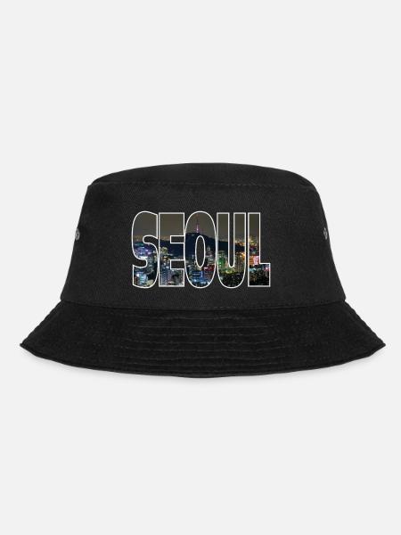 Seoul - Bucket Hat - Schwarz