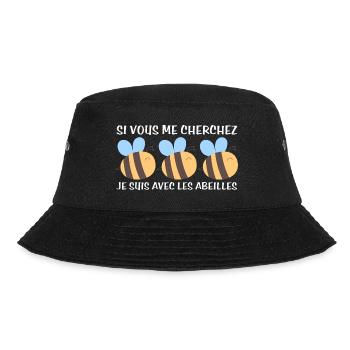 Cadeau agriculteur éleveur de abeilles - Bob - noir - Devant - Lela (165cm)
