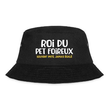 Roi du pet foireux cadeau drôle prout péteur - Bob - noir - Devant - Lela (165cm)