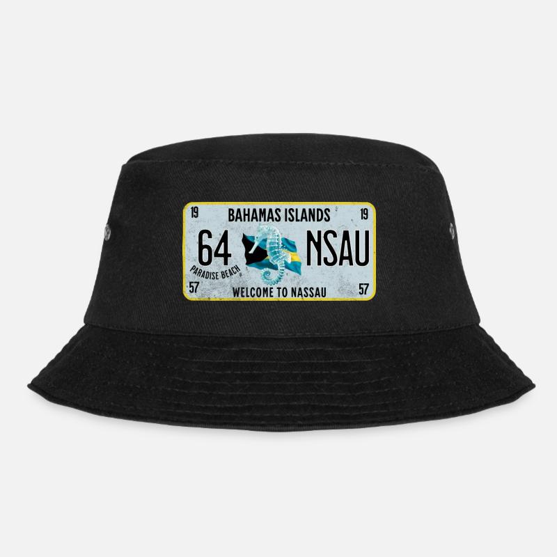 Willkommen auf den Nassau Bahamas - Bucket Hat - Schwarz