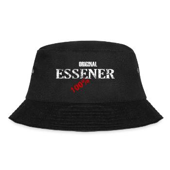 Original Essener 100% - Bucket Hat - Schwarz - Vorne - Lela (165cm)