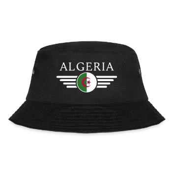 I Love Algeria, Elegance Style Design T-Shirt - Bucket Hat - black - Front - Lela (165cm)