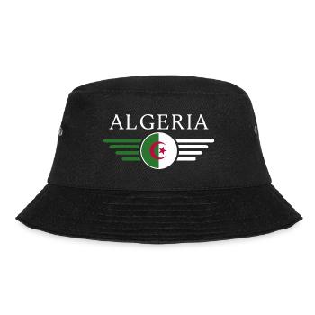 Ich liebe Algerien, Eleganz Stil Design T-Shirt - Bucket Hat - Schwarz - Vorne - Lela (165cm)