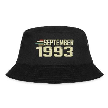 September 1993 Vintage Gift Idea September 1993 - Bucket Hat - black - Front - Lela (165cm)