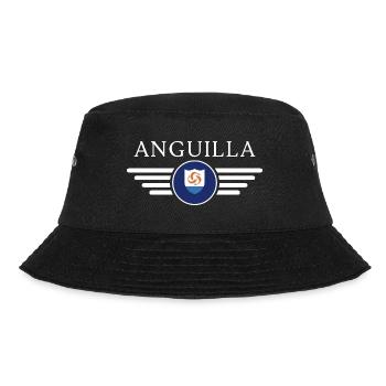 Ich liebe Anguilla, Eleganz Stil Design T-Shirt - Bucket Hat - Schwarz - Vorne - Lela (165cm)