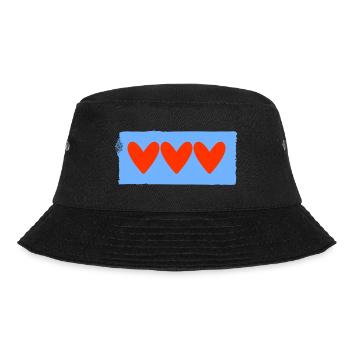 PAAR. ICH HABE GERADE GEHEIRATET. Junggesellinnenabschied. VALENTINSTAG. MARIES - Bucket Hat - Schwarz - Vorne - Lela (165cm)