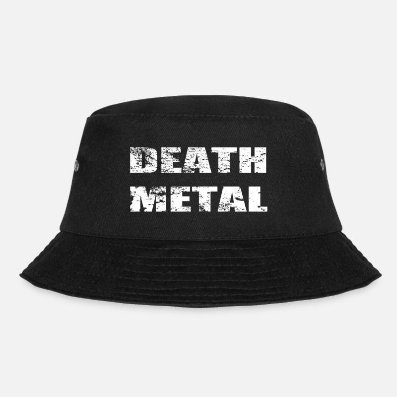 DEATH METAL - Bucket Hat - Schwarz