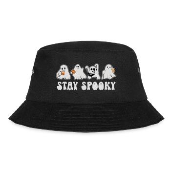 Ghosts Halloween - Stay Spooky - Bucket Hat - black - Front - Lela (165cm)