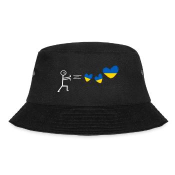 ukraine kiev crimean flag countries flag free ukrain - Bucket Hat - black - Front - Lela (165cm)