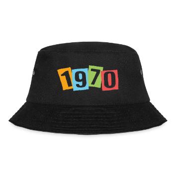Né en 1970 – Anniversaire avec de grands numéros colorés - Bob - noir - Devant - Lela (165cm)