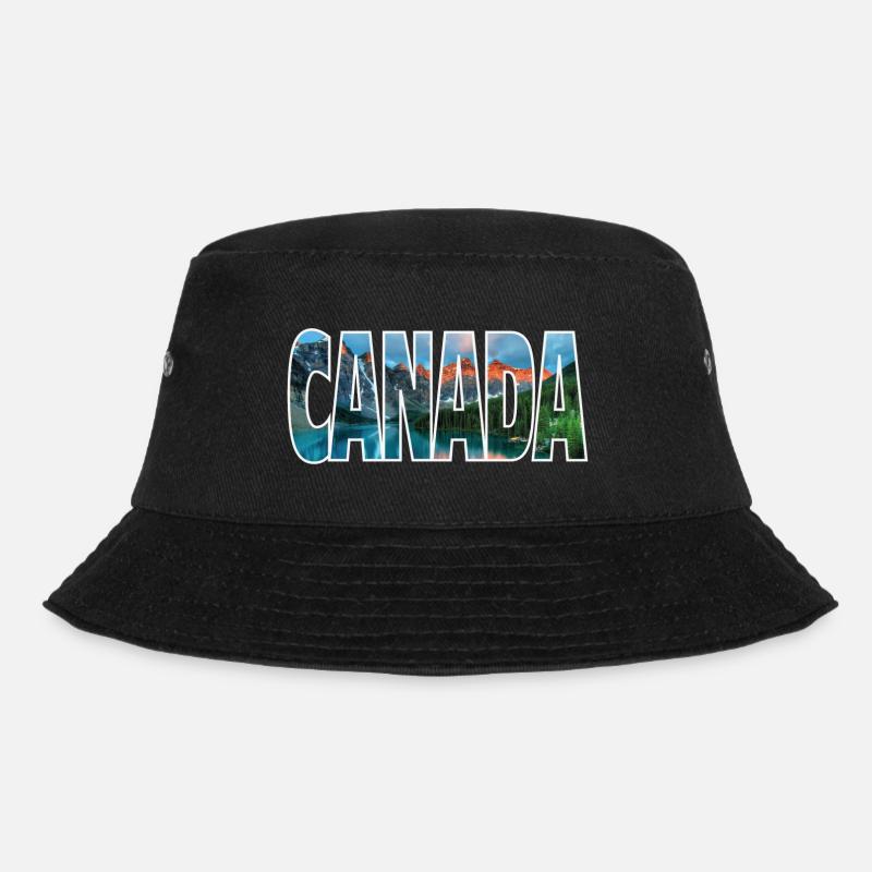 Kanada - Bucket Hat - Schwarz