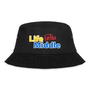 Lebeninthemiddle - Bucket Hat - Schwarz - Vorne - Lela (165cm)