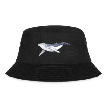 Baby humpback whale - Humpback whale - Jubarte - Bucket Hat - black - Front - Lela (165cm)