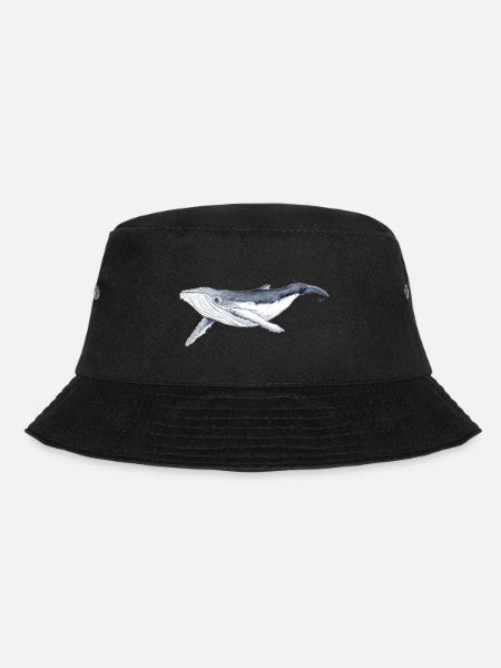 Bebe Buckelwal - Buckelwal - Jubarte - Bucket Hat - Schwarz