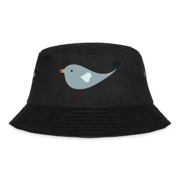 bird love - Bucket Hat - Schwarz - Vorne - Lela (165cm)