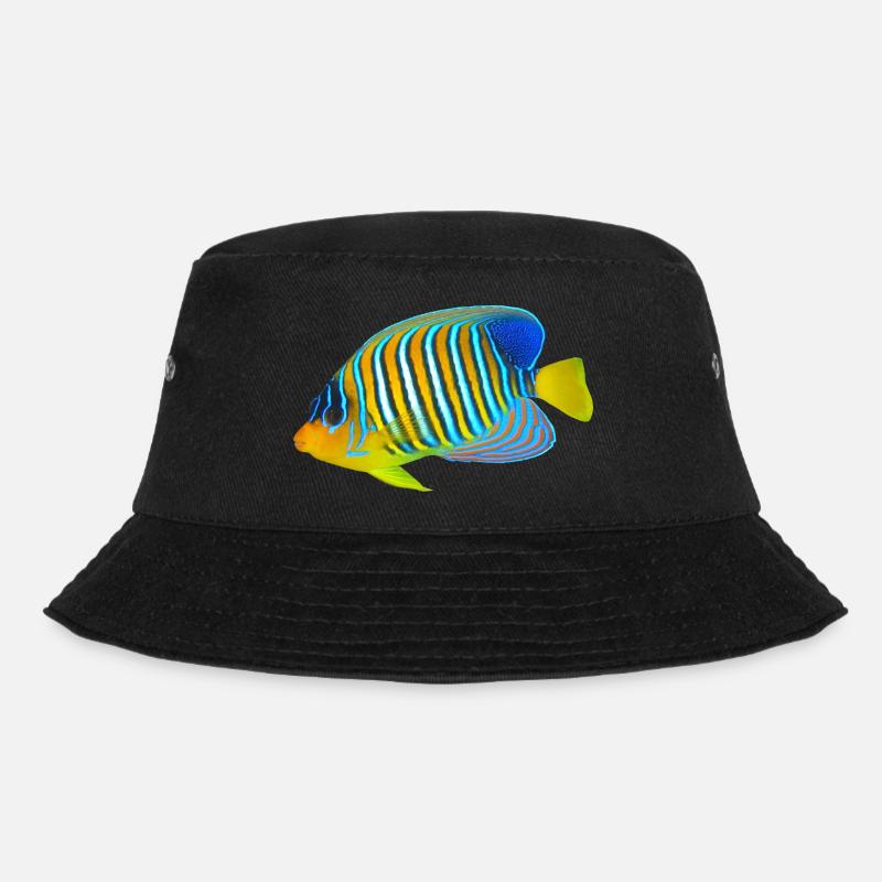 Fisch - Bucket Hat - Schwarz