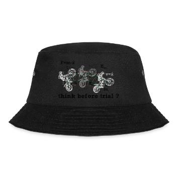Think before trial? - Bucket Hat - black - Front - Lela (165cm)