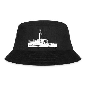 Sparrenburg Bielefeld - Bucket Hat - Schwarz - Vorne - Lela (165cm)