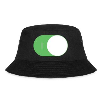 On/Off Switch ON/OFF - Bucket Hat - black - Front - Lela (165cm)