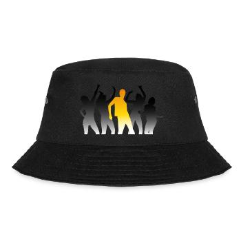 Dancing people at a party - Bucket Hat - black - Front - Lela (165cm)