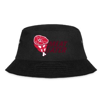 meat eater meat haxe eisbein thighs eat gri - Bucket Hat - black - Front - Lela (165cm)