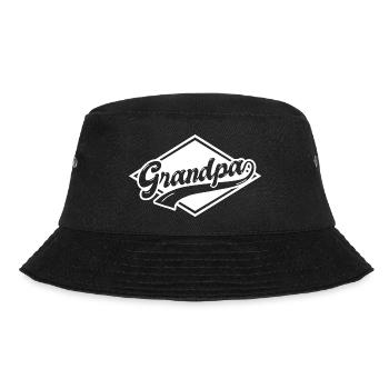 Grandpa Grandpa Opi Grandfather Grandfather saying - Bucket Hat - black - Front - Lela (165cm)